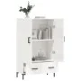 High glossy white engineered wood sideboard 69.5x31x115 cm by vidaXL, Sideboards - Ref: Foro24-828238, Price: 98,54 €, Discou...