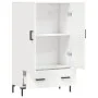 High glossy white engineered wood sideboard 69.5x31x115 cm by vidaXL, Sideboards - Ref: Foro24-828238, Price: 98,54 €, Discou...