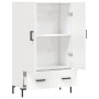 Hochglänzendes Sideboard aus weißem Holzwerkstoff, 69,5 x 31 x 115 cm von vidaXL, Sideboards - Ref: Foro24-828238, Preis: 99,...