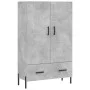 Concrete gray engineered wood tall sideboard 69.5x31x115 cm by vidaXL, Sideboards - Ref: Foro24-828248, Price: 71,21 €, Disco...