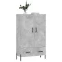 Concrete gray engineered wood tall sideboard 69.5x31x115 cm by vidaXL, Sideboards - Ref: Foro24-828248, Price: 71,21 €, Disco...