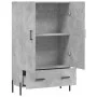 Concrete gray engineered wood tall sideboard 69.5x31x115 cm by vidaXL, Sideboards - Ref: Foro24-828248, Price: 71,21 €, Disco...