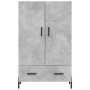 Concrete gray engineered wood tall sideboard 69.5x31x115 cm by vidaXL, Sideboards - Ref: Foro24-828248, Price: 79,85 €, Disco...