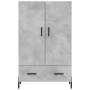Concrete gray engineered wood tall sideboard 69.5x31x115 cm by vidaXL, Sideboards - Ref: Foro24-828248, Price: 71,21 €, Disco...