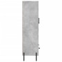 Concrete gray engineered wood tall sideboard 69.5x31x115 cm by vidaXL, Sideboards - Ref: Foro24-828248, Price: 79,85 €, Disco...
