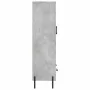 Concrete gray engineered wood tall sideboard 69.5x31x115 cm by vidaXL, Sideboards - Ref: Foro24-828248, Price: 71,21 €, Disco...