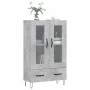 Aparador alto madera de ingeniería gris hormigón 69,5x31x115 cm de vidaXL, Aparadores - Ref: Foro24-828296, Precio: 83,97 €, ...