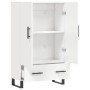 Hochglänzendes Sideboard aus weißem Holzwerkstoff, 69,5 x 31 x 115 cm von vidaXL, Sideboards - Ref: Foro24-828262, Preis: 103...