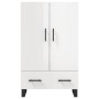 Hochglänzendes Sideboard aus weißem Holzwerkstoff, 69,5 x 31 x 115 cm von vidaXL, Sideboards - Ref: Foro24-828262, Preis: 103...