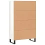 High glossy white engineered wood sideboard 69.5x31x115 cm by vidaXL, Sideboards - Ref: Foro24-828262, Price: 101,87 €, Disco...