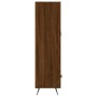 Aparador alto madera de ingeniería roble marrón 69,5x31x115 cm de vidaXL, Aparadores - Ref: Foro24-828275, Precio: 88,52 €, D...