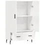 High glossy white engineered wood sideboard 69.5x31x115 cm by vidaXL, Sideboards - Ref: Foro24-828254, Price: 99,74 €, Discou...