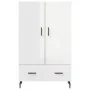 High glossy white engineered wood sideboard 69.5x31x115 cm by vidaXL, Sideboards - Ref: Foro24-828254, Price: 99,74 €, Discou...