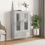 Concrete gray engineered wood tall sideboard 69.5x31x115 cm by vidaXL, Sideboards - Ref: Foro24-828280, Price: 91,02 €, Disco...