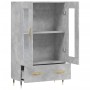 Hohes Sideboard aus betongrauem Holzwerkstoff, 69,5 x 31 x 115 cm von vidaXL, Sideboards - Ref: Foro24-828280, Preis: 92,24 €...