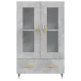 Concrete gray engineered wood tall sideboard 69.5x31x115 cm by vidaXL, Sideboards - Ref: Foro24-828280, Price: 91,02 €, Disco...