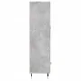 Aparador alto madera de ingeniería gris hormigón 69,5x31x115 cm de vidaXL, Aparadores - Ref: Foro24-828280, Precio: 91,00 €, ...