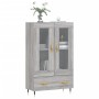 Aparador alto madera de ingeniería gris Sonoma 69,5x31x115 cm de vidaXL, Aparadores - Ref: Foro24-828282, Precio: 96,55 €, De...