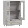 Aparador alto madera de ingeniería gris Sonoma 69,5x31x115 cm de vidaXL, Aparadores - Ref: Foro24-828282, Precio: 95,23 €, De...