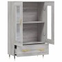 Aparador alto madera de ingeniería gris Sonoma 69,5x31x115 cm de vidaXL, Aparadores - Ref: Foro24-828282, Precio: 96,55 €, De...