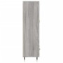 Aparador alto madera de ingeniería gris Sonoma 69,5x31x115 cm de vidaXL, Aparadores - Ref: Foro24-828282, Precio: 96,55 €, De...