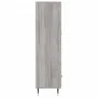 Sonoma gray engineered wood tall sideboard 69.5x31x115 cm by vidaXL, Sideboards - Ref: Foro24-828282, Price: 95,26 €, Discoun...