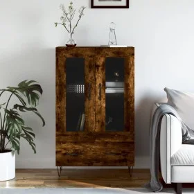 Tall sideboard engineered wood smoked oak 69.5x31x115 cm by vidaXL, Sideboards - Ref: Foro24-828297, Price: 85,95 €, Discount: %