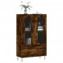 Tall sideboard engineered wood smoked oak 69.5x31x115 cm by vidaXL, Sideboards - Ref: Foro24-828297, Price: 85,95 €, Discount: %
