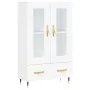 Hohes Sideboard aus weißem Holzwerkstoff, 69,5 x 31 x 115 cm von vidaXL, Sideboards - Ref: Foro24-828276, Preis: 88,15 €, Rab...