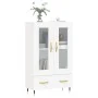 Hohes Sideboard aus weißem Holzwerkstoff, 69,5 x 31 x 115 cm von vidaXL, Sideboards - Ref: Foro24-828276, Preis: 88,15 €, Rab...