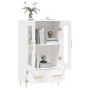 Hohes Sideboard aus weißem Holzwerkstoff, 69,5 x 31 x 115 cm von vidaXL, Sideboards - Ref: Foro24-828284, Preis: 107,85 €, Ra...
