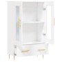 Hohes Sideboard aus weißem Holzwerkstoff, 69,5 x 31 x 115 cm von vidaXL, Sideboards - Ref: Foro24-828284, Preis: 107,85 €, Ra...