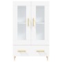 Hohes Sideboard aus weißem Holzwerkstoff, 69,5 x 31 x 115 cm von vidaXL, Sideboards - Ref: Foro24-828284, Preis: 107,85 €, Ra...