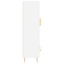 Hohes Sideboard aus weißem Holzwerkstoff, 69,5 x 31 x 115 cm von vidaXL, Sideboards - Ref: Foro24-828284, Preis: 107,85 €, Ra...