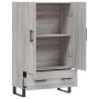 Aparador alto madera de ingeniería gris Sonoma 69,5x31x115 cm de vidaXL, Aparadores - Ref: Foro24-828266, Precio: 95,84 €, De...