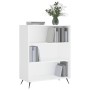 White engineered wood shelf 69.5x32.5x90 cm by vidaXL, Bookcases and shelves - Ref: Foro24-828332, Price: 57,89 €, Discount: %