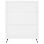 White engineered wood shelf 69.5x32.5x90 cm by vidaXL, Bookcases and shelves - Ref: Foro24-828332, Price: 57,89 €, Discount: %