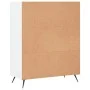 White engineered wood shelf 69.5x32.5x90 cm by vidaXL, Bookcases and shelves - Ref: Foro24-828332, Price: 57,43 €, Discount: %