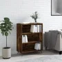 Engineered wood smoked oak bookshelf 69.5x32.5x90 cm by vidaXL, Bookcases and shelves - Ref: Foro24-828337, Price: 55,60 €, D...