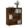 Engineered wood smoked oak bookshelf 69.5x32.5x90 cm by vidaXL, Bookcases and shelves - Ref: Foro24-828337, Price: 55,60 €, D...