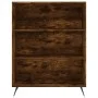 Engineered wood smoked oak bookshelf 69.5x32.5x90 cm by vidaXL, Bookcases and shelves - Ref: Foro24-828337, Price: 55,60 €, D...
