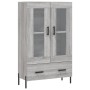 Hohes Sideboard Holzwerkstoff Sonoma grau 69,5x31x115 cm von vidaXL, Sideboards - Ref: Foro24-828314, Preis: 99,21 €, Rabatt: %