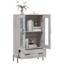 Hohes Sideboard Holzwerkstoff Sonoma grau 69,5x31x115 cm von vidaXL, Sideboards - Ref: Foro24-828314, Preis: 99,21 €, Rabatt: %