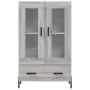 Hohes Sideboard Holzwerkstoff Sonoma grau 69,5x31x115 cm von vidaXL, Sideboards - Ref: Foro24-828314, Preis: 98,00 €, Rabatt: %