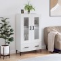 Aparador alto madera de ingeniería blanco brillo 69,5x31x115 cm de vidaXL, Aparadores - Ref: Foro24-828302, Precio: 99,70 €, ...