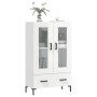 High gloss white engineered wood sideboard 69.5x31x115 cm by vidaXL, Sideboards - Ref: Foro24-828302, Price: 99,70 €, Discoun...