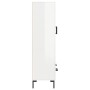 Aparador alto madera de ingeniería blanco brillo 69,5x31x115 cm de vidaXL, Aparadores - Ref: Foro24-828302, Precio: 99,70 €, ...
