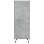 Betongraues Holzwerkstoffregal 69,5 x 32,5 x 90 cm von vidaXL, Bücherregale und Regale - Ref: Foro24-828336, Preis: 56,30 €, ...