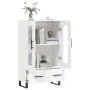 High glossy white engineered wood sideboard 69.5x31x115 cm by vidaXL, Sideboards - Ref: Foro24-828326, Price: 101,29 €, Disco...