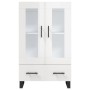 Hochglänzendes Sideboard aus weißem Holzwerkstoff, 69,5 x 31 x 115 cm von vidaXL, Sideboards - Ref: Foro24-828326, Preis: 102...